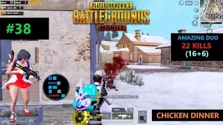 [Hindi] PUBG MOBILE | "22 KILLS" IN VIKENDI MAP AMAZING CHICKEN DINNER