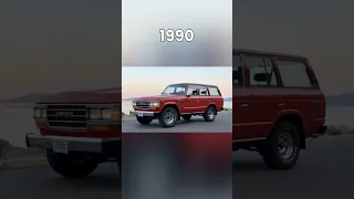 Evolution of Toyota Land Cruiser (1955~2022) #shorts
