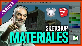 📕📗📘📙 Poner MATERIALES en sketchup 2020🐭