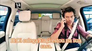 Harry Styles e James Corden Carpool to work(legendado)