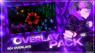 OVERLAY PACK for EDITING V2 | 50+ Overlays