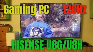 How To Enable 4K 120Hz HDR On The Hisense U8G/U8H using Gaming PC