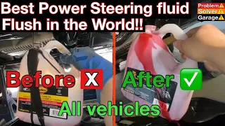 BMW e36 Power Steering fluid flush. BMW E36 power steering fluid type.