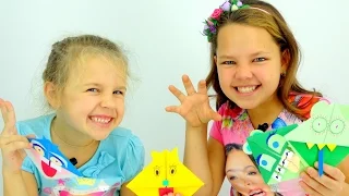 Видео для детей. Мастер класс по оригами.