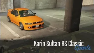 Karin Sultan RS Classic ( Subaru Impreza 22B STI ), Customization - GTA Online Los Santos Tuners DLC