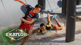 Atletas en frenética persecusión en el laberinto de Exatlón. | Exatlón México