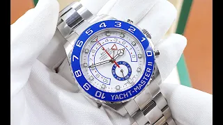 (Op.135) 勞力士Yacht-Master II大帆船116680開箱評測 -- 全球獨家機械式記憶倒數計時功能操作詳細示範教學