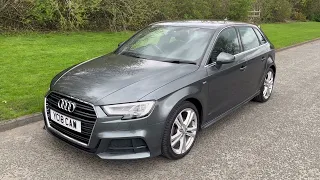 2018 Audi A3 1.5 TFSI CoD S line Sportback