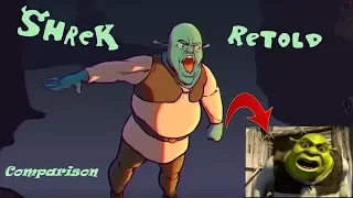 Shrek Retold Comparison (FULL MOVIE + Extra content)