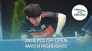 2018 Polish Open Highlights I Lim Jonghoon vs Jang Woojin (Final)