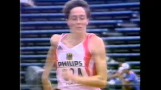 3445 World Track & Field 1991 Heptathlon Long Jump Sabine Braun