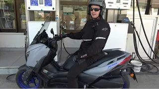 Driving around with the YAMAHA XMAX 300 (euro 5) GREECE 2021