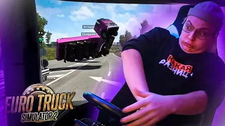 Коллеги Вованыча устроили ДЕРБИ на ФУРАХ | Euro Truck Simulator 2 | Нарезка стрима ФУГА TV