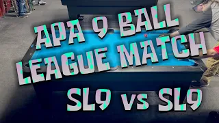 PRECISION AND STRATEGY:Inside a High Level 9-Ball League Match$$ (SL9)vs(SL9)#8ballpool #billiards