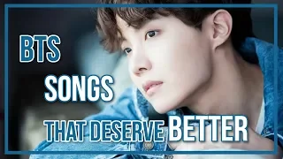 bts songs that deserve better