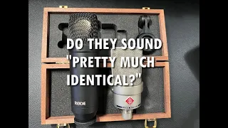 Neumann TLM 103 VS RODE NT1 microphone shootout - Do they sound 'pretty much identical' to you?