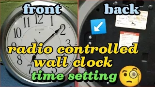 How to set the time of a radio controlled clock... (in tagalog with english subtitle)