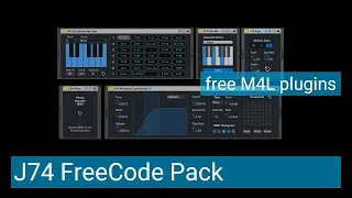 J74 FreeCode Pack - A free pack of MIDI and Audio tools for Ableton Live