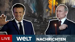 PUTIN WÜTET WEITER: Doch Macron-Wahl stärkt demokratisches Europa enorm | WELT Nachtstream