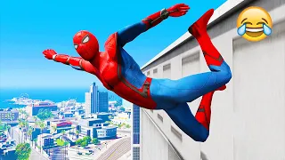 Funny Moments In GTA 5 - Spider-Man #4