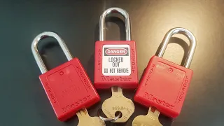 How to pick the Masterlock 410 loto padlock