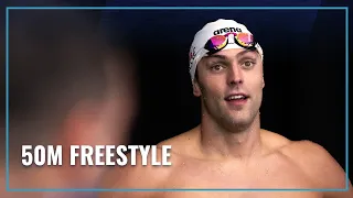 Castano, Held, Dressel Top Three in 50M Freestyle | 2024 TYR Pro Swim Series San Antonio