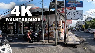 A Daytime Walkthrough KUTA in Bali INDONESIA 🇮🇩 in 4K | 2023