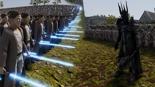 Dark Lord Sauron vs Jedi Knights | Ultimate Epic Battle Simulator 2 | UEBS 2