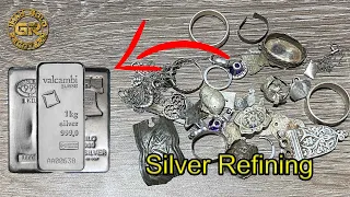 Step by Step Procedure to Refine Silver | How to Refine Silver Alloy | method 2 zinc powder