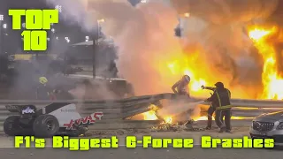 Top 10 F1’s Biggest G-Force Crashes