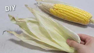 WONDERFUL! You won't throw corn husks in the trash once you know this idea. DIY Recycling