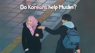 🇰🇷 Do Koreans Help Muslims? | Hijab vs No Hijab