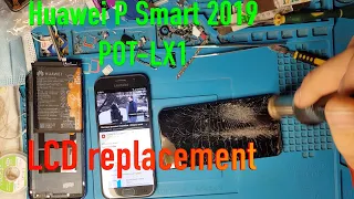 Huawei P Smart 2019 POT LX1 lcd replacement repair done