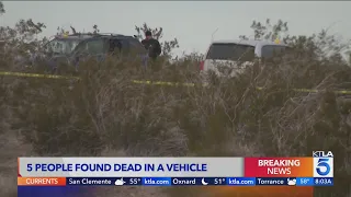 5 people found shot to death in remote desert area of El Mirage