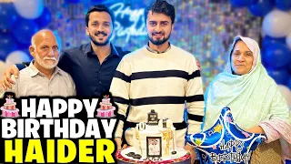Happy Birthday meri jan🥳Surprise Birthday party for Haider...😁