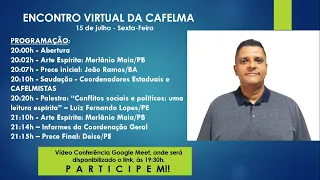 CAFELMA - CARAVANA DA FRATERNIDADE LEOPOLDO MACHADO - CONFLITOS SOCIAIS E POLÍTICOS - LUIZ FERNANDO