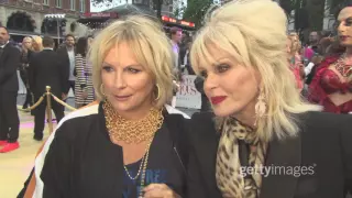 Jennifer Saunders & Joanna Lumley at the 'Absolutely Fabulous: The Movie' World Premiere