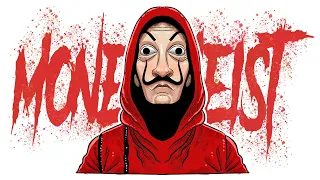 How To Draw Money Heist Mask | drawing tutorial