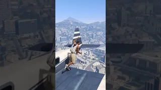 What Happens When you EXIT a Plane in the AIR, in GTA Games? #shorts #gta #evolution #gaming #games