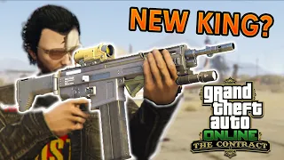 The New King In Town?! | Heavy Rifle Review (GTA 5 Online The Contract DLC)