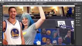 Adobe Photoshop Fan Cam at Golden State Warriors' Fan Night | Adobe