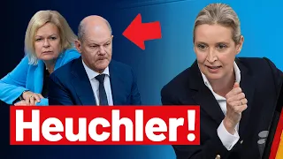 Messer-Terror von Mannheim: Alice Weidel rechnet mit Scholz, Faeser und Co. ab! - AfD-Fraktion