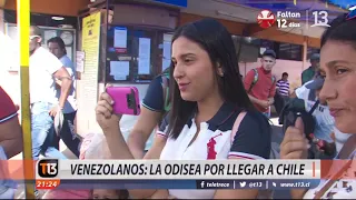 Venezolanos: La odisea por llegar a Chile