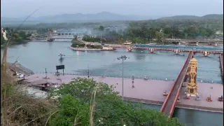 Ganga aarti at haridwar During Lockdown #Devbhoomi #uttrakhand #haridwar #Namamigange