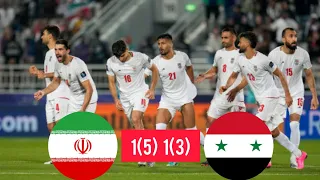 Iran vs Syria 5-3 Full Penalty Shootout. Asian Cup