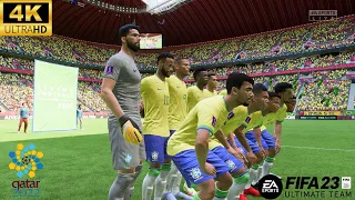 BRASIL X SÉRVIA | FIFA 23 Copa do Mundo 2022 Gameplay | Fase de Grupos [4K 60 FPS]