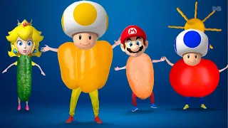 Potato & Tomato, Cucumber & Pepper Doodles | D Billions Kids Songs Parody