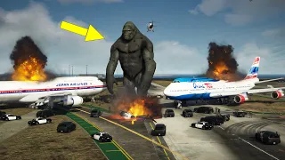 GTA 5 | King Kong Attack Airport #6