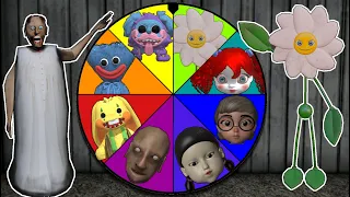 Granny vs Poppy Playtime Wheel Funny horror animation MorAni