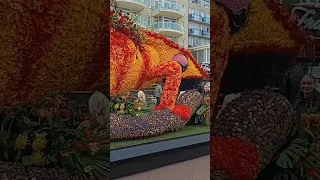 Festival Flower Parade .             April 2024 Noordwijk Nederlands.Bloemencorso Bollenstreek